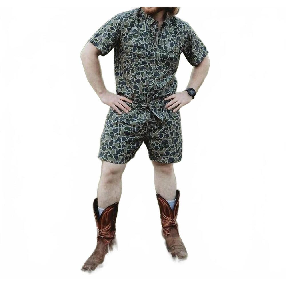 NEW FIELDSTONE backwoods performance short in green camo